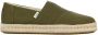 TOMS Espadrilles Dames Instappers Herenschoenen Canvas Alp Rope 2.0 canv Groen - Thumbnail 1