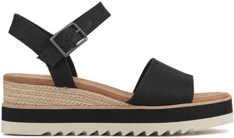 Toms Diana espadrilles zwart