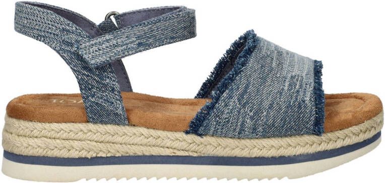 Toms Diana Jr. sandalen blauw