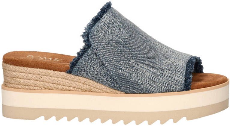 Toms Diana Mule denim muiltjes blauw