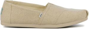TOMS Espadrilles Dames Instappers Damesschoenen Canvas Alpargata met Beige combi