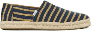 TOMS Espadrilles Dames Instappers Herenschoenen Canvas Alp Rope 2.0 Blauw combi