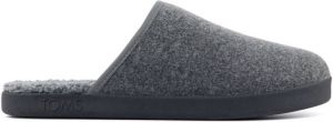 TOMS Pantoffels Heren Sloffen Instappers Canvas Harde zool Open hiel Harbor Grijs