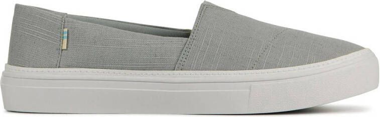 TOMS Instappers Dames Instapschoenen Damesschoenen Canvas Parker Donkergrijs