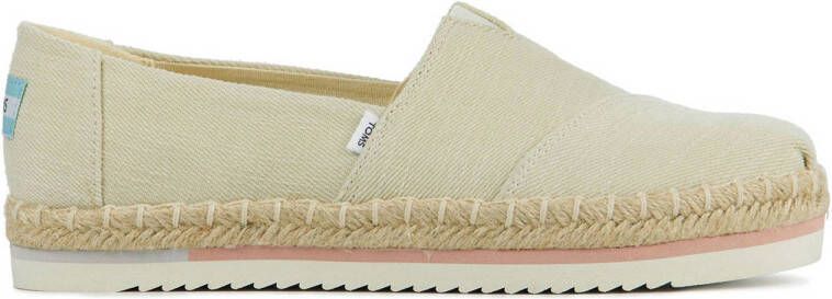 Toms Platform Alpargata espadrilles ecru