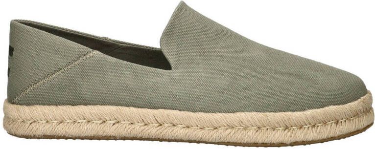 Toms Santiago espadrilles groen