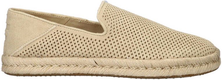 Toms Santiago suède espadrilles beige