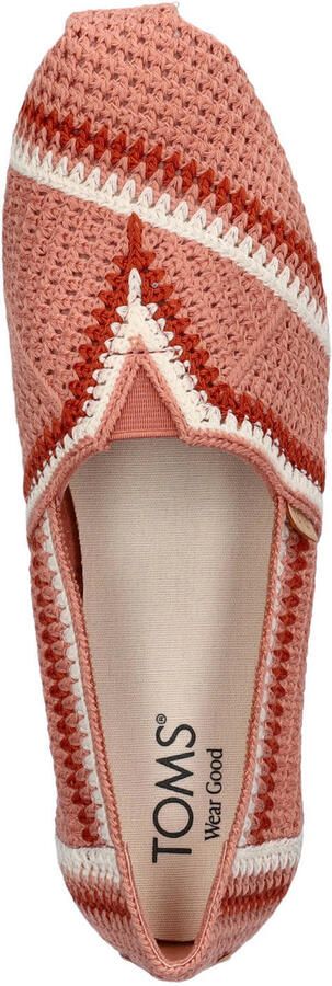 Toms alpargata espadrilles met gehaakt oudroze - Foto 2