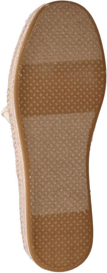 Toms Carolina Lace up katoenen espadrilles met plateauzool beige zwart - Foto 2