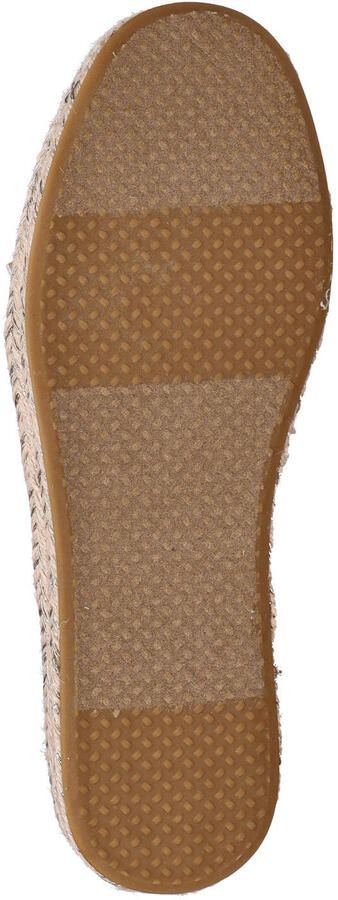 Toms Carolina Lace up katoenen espadrilles met plateauzool goud - Foto 3