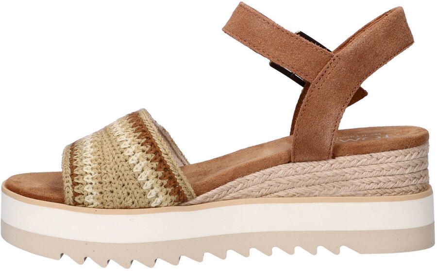 Toms Diana sandalen plateauzool beige multi - Foto 3