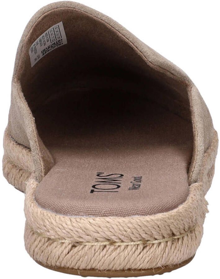 Toms Santiago Mule suède espadrilles taupe - Foto 2