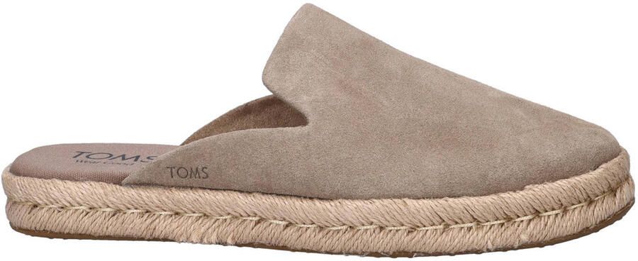 Toms Santiago Mule suède espadrilles taupe - Foto 3