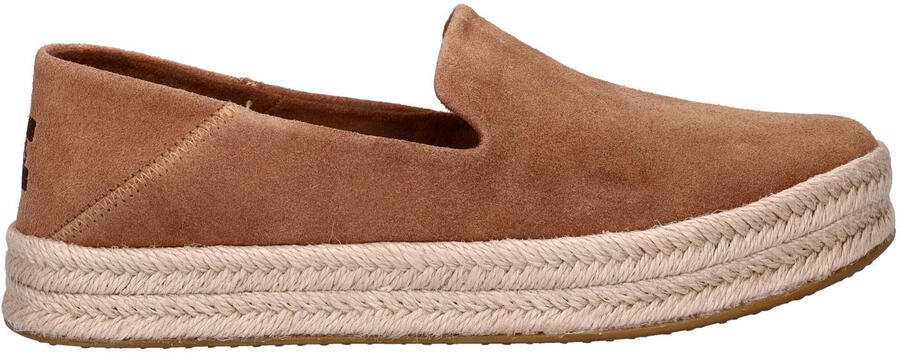 Toms suède espadrilles cognac