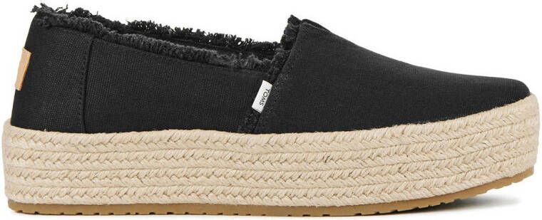 Toms Valencia espadrilles zwart