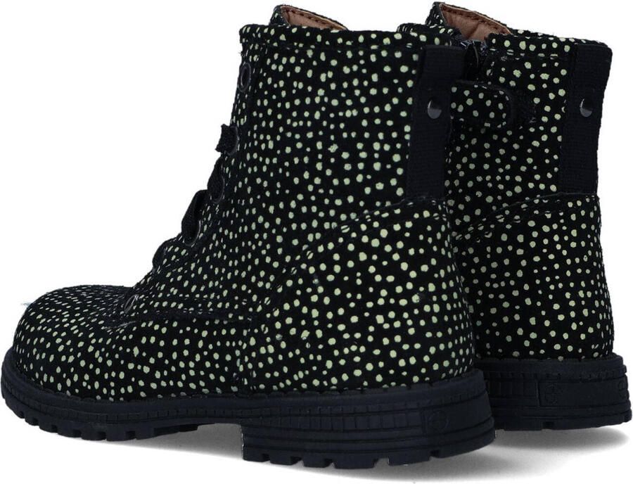 Ton & Ton Hedvig Veterboots Laarzen Met Veters Meisjes Zwart - Foto 3