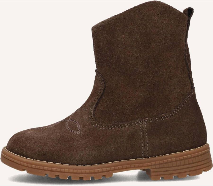 Ton & Ton Brigitte Enkellaarsjes Enkelboots met rits Meisjes Bruin - Foto 6