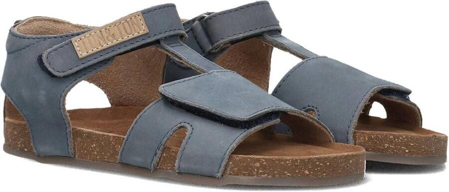Ton & Ton Jongens Sandalen Fenris Blauw Leer - Foto 3