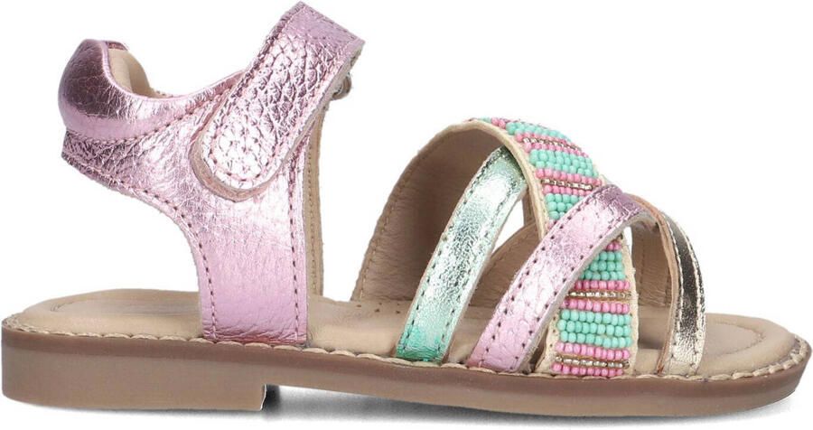 Ton & Ton Meisjes Platte sandalen Ingrid Roze Leer Normale zool - Foto 2