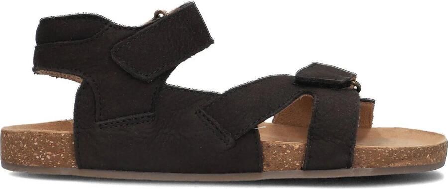 Ton & Ton Jongens Sandalen Neo Zwart Leatherlook