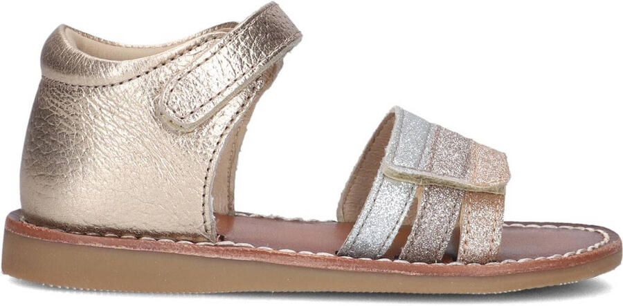 Ton & Ton Meisjes Platte sandalen Paiva Goud Leer Normale zool - Foto 2