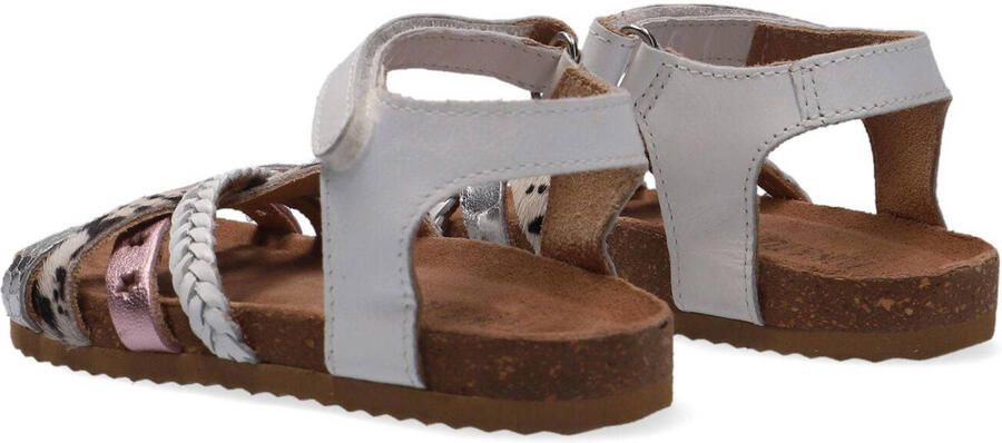 Ton & Ton Meisjes Platte sandalen Pl_omo08 Wit Leer - Foto 3