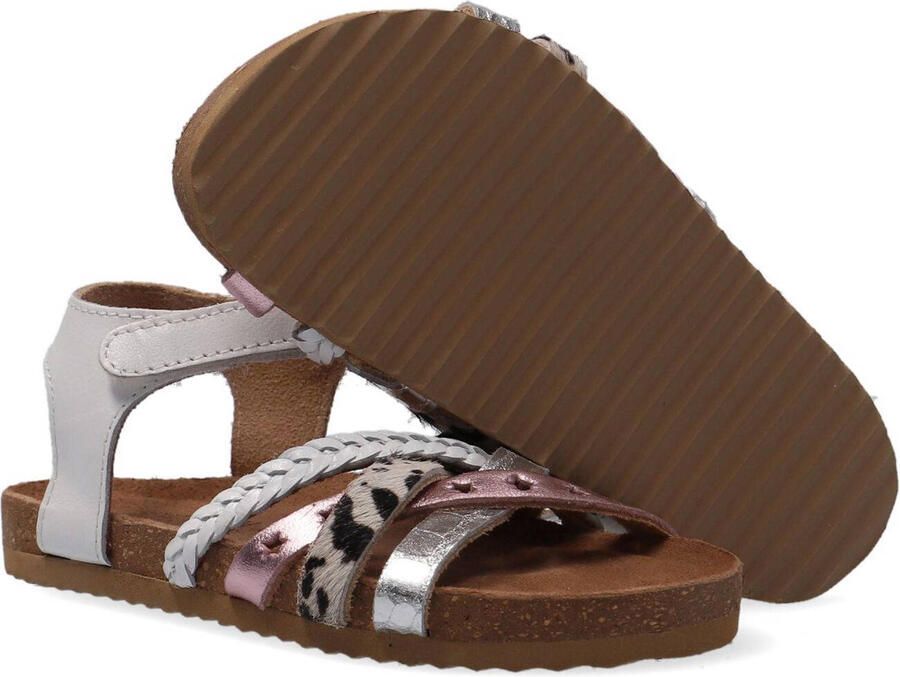 Ton & Ton Meisjes Platte sandalen Pl_omo08 Wit Leer - Foto 2
