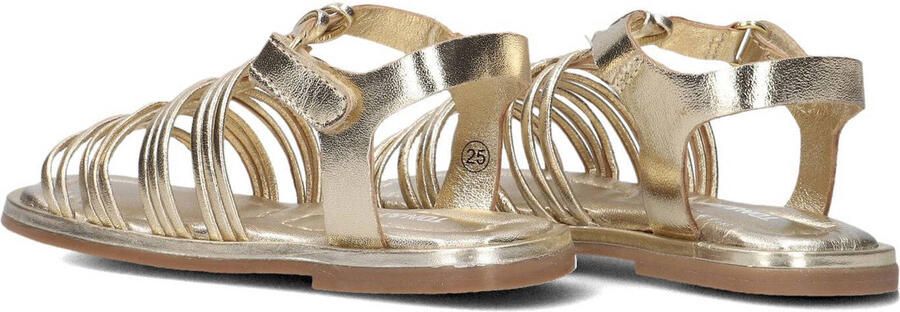 Ton & Ton Meisjes Platte sandalen Tora Goud Leer Normale zool - Foto 4