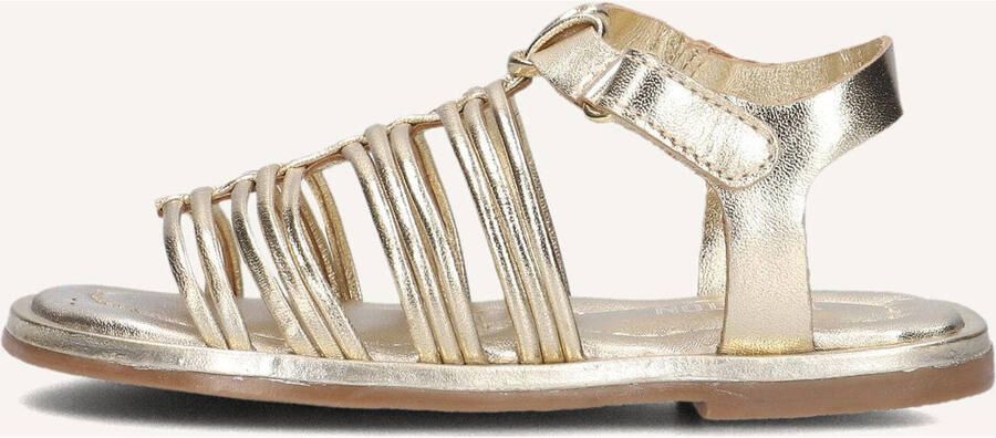 Ton & Ton Meisjes Platte sandalen Tora Goud Leer Normale zool - Foto 3