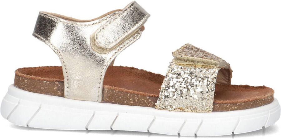 Ton & Ton Meisjes Platte sandalen Ulla Goud Leer Normale zool - Foto 2