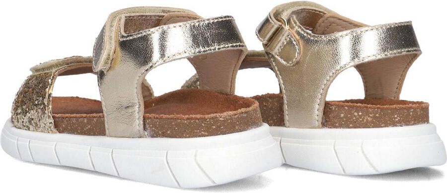 Ton & Ton Meisjes Platte sandalen Ulla Goud Leer Normale zool - Foto 4
