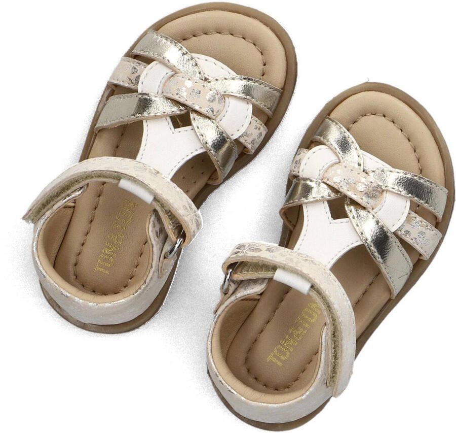 Ton & Ton Unisex Platte sandalen Ylva Beige Leer Normale zool - Foto 3