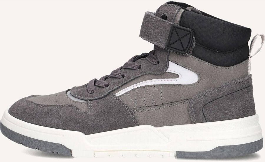 Ton & Ton Jongens Hoge sneakers Carlos Grijs Suède - Foto 2