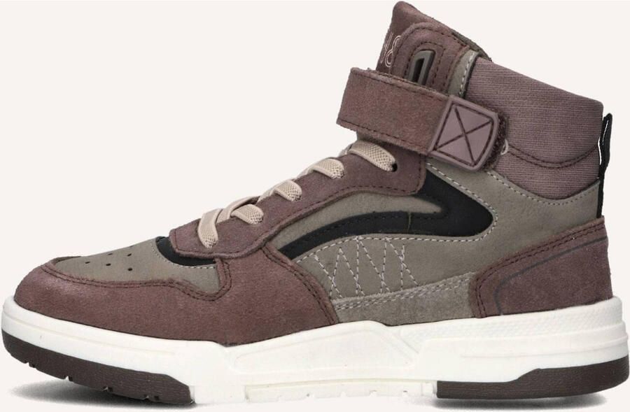 Ton & Ton Jongens Hoge sneakers Carlos Rood Suède - Foto 3