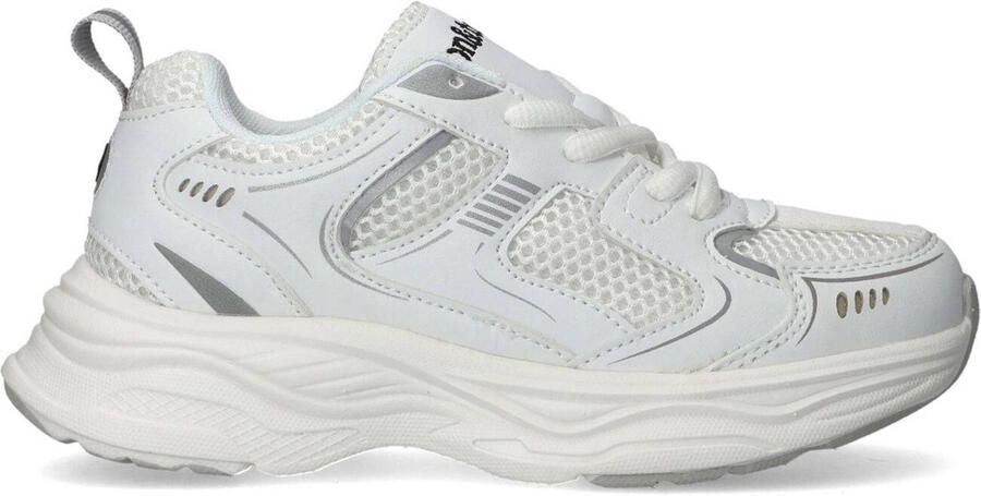 Ton & Ton Jongens Lage sneakers Chunky zool Eisa Wit Leatherlook