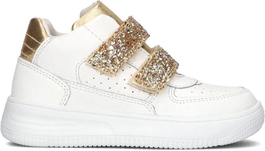 Ton & Ton Unisex Sneakers Helge Leren Lage sneakers Wit