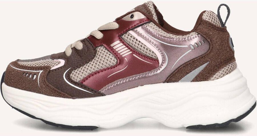 Ton & Ton Meisjes Lage sneakers Ilmi Bruin Suède - Foto 3