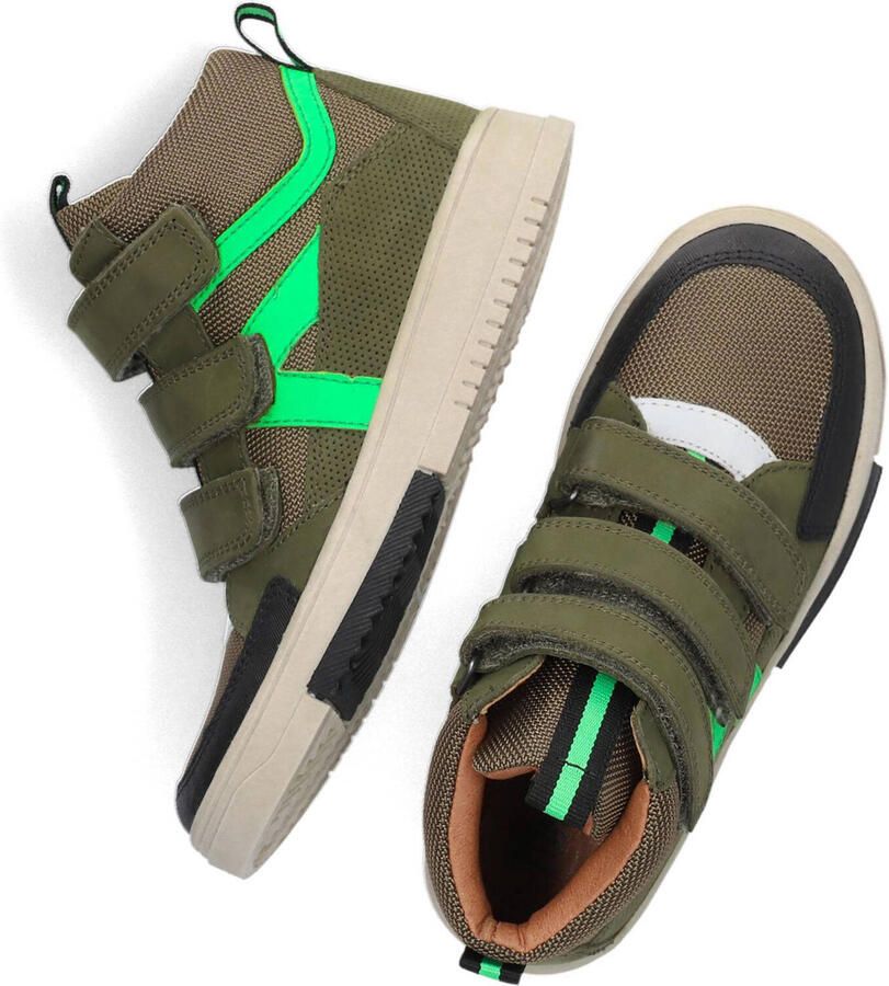 Ton & Ton Larsson Hoge sneakers Leren Sneaker Jongens Kids Groen - Foto 3