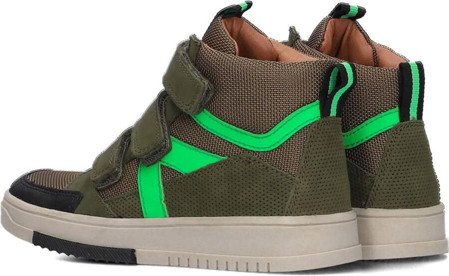 Ton & Ton Larsson Hoge sneakers Leren Sneaker Jongens Kids Groen - Foto 4