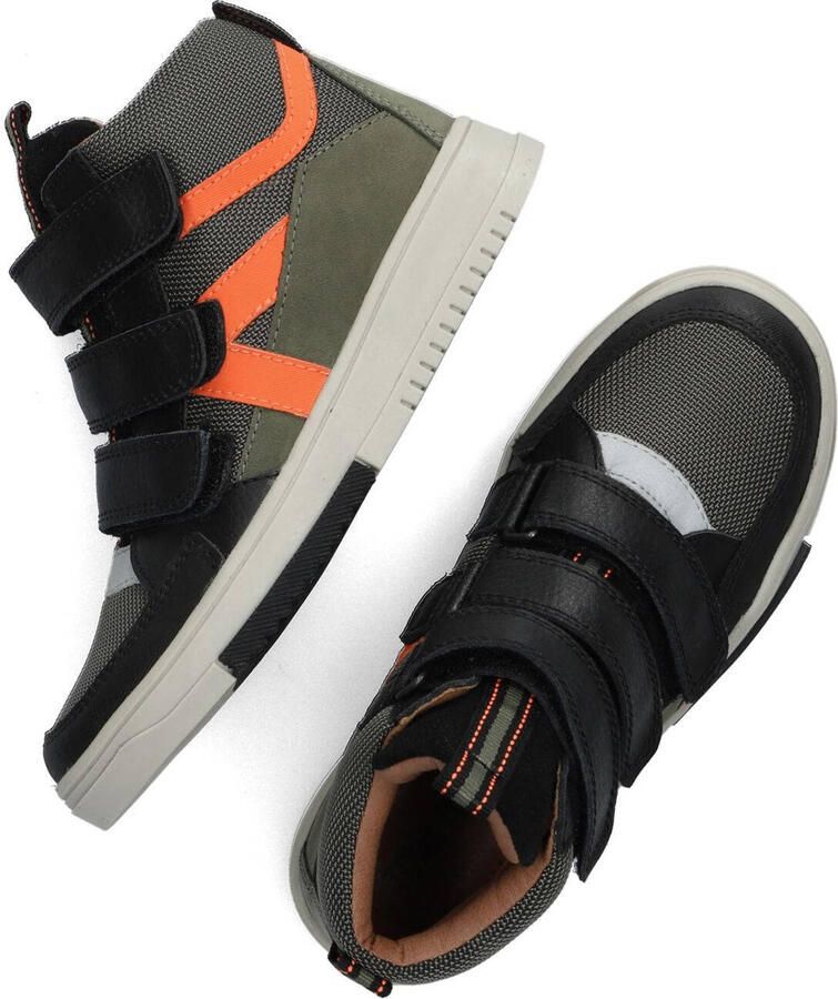 Ton & Ton Larsson Hoge sneakers Leren Sneaker Jongens Kids Zwart - Foto 3