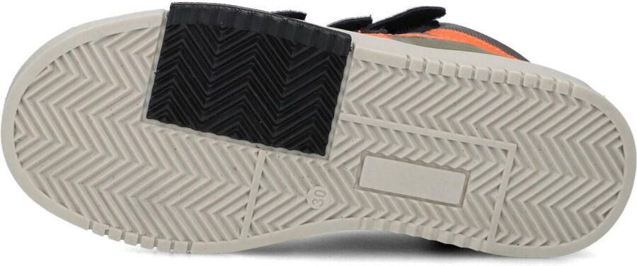 Ton & Ton Larsson Hoge sneakers Leren Sneaker Jongens Kids Zwart - Foto 4