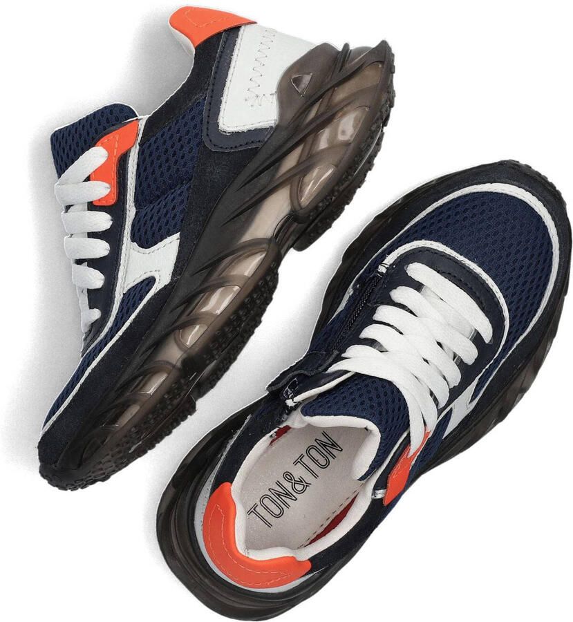 Ton & Ton Marny Lage sneakers Jongens Kids Blauw - Foto 3