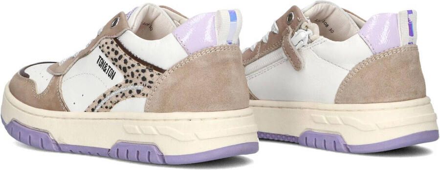 Ton & Ton Meisjes Sneakers Mikaela Leren Lage sneakers Beige - Foto 3