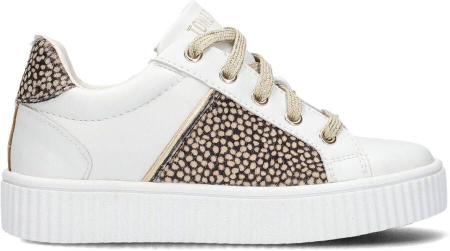 Ton & Ton Norell Lage sneakers Leren Sneaker Meisjes Kids Wit
