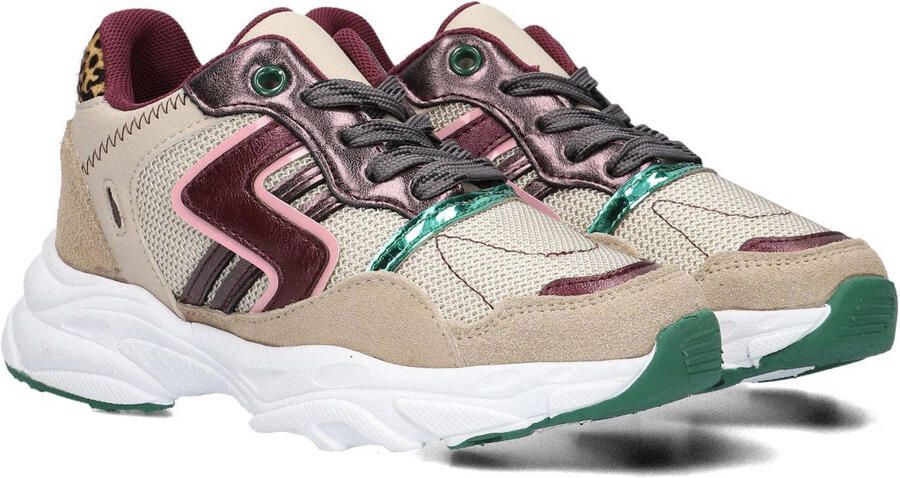 Ton & Ton Meisjes Lage sneakers Chunky zool Sanna Beige Textiel - Foto 3