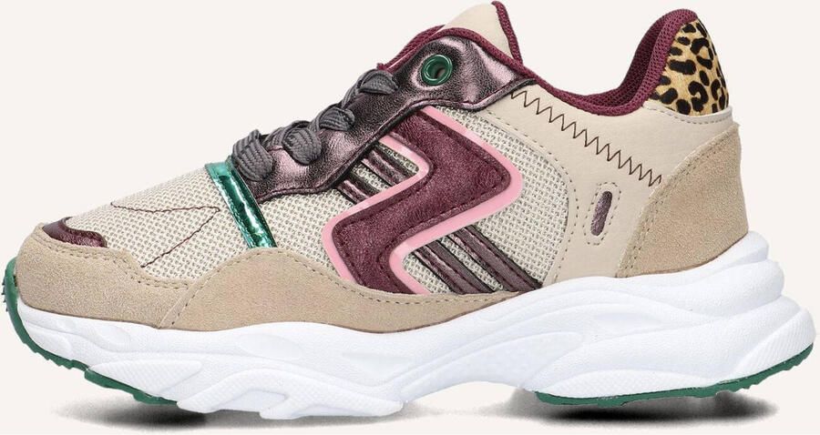 Ton & Ton Meisjes Lage sneakers Chunky zool Sanna Beige Textiel - Foto 2