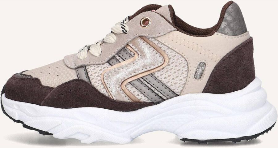 Ton & Ton Meisjes Lage sneakers Sanna Bruin Suède - Foto 2