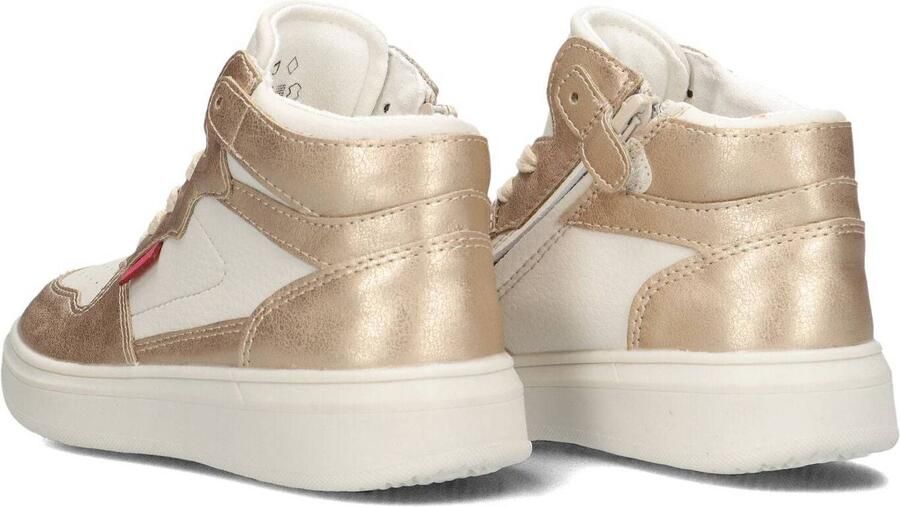 Ton & Ton Meisjes Hoge sneakers Selma Goud Leatherlook - Foto 3