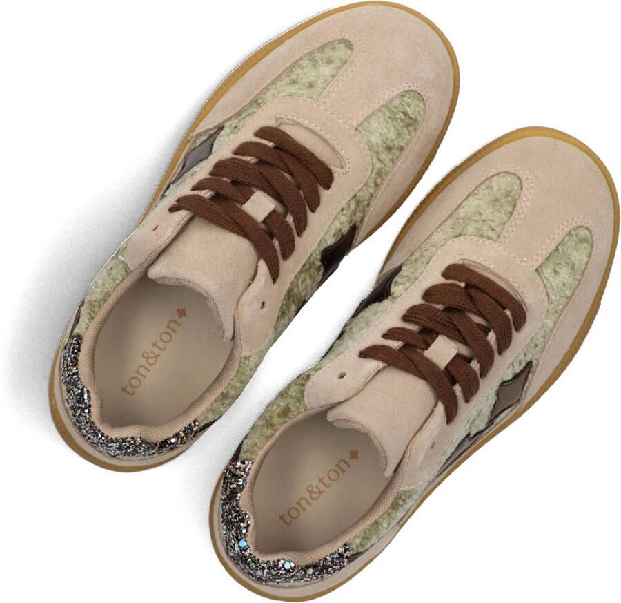 Ton & Ton Meisjes Lage sneakers Vilde Beige Textiel - Foto 2