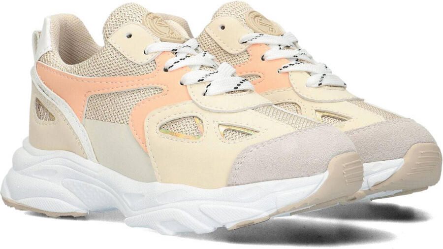 Ton & Ton Meisjes Lage sneakers Chunky zool Wera Beige Mesh - Foto 2